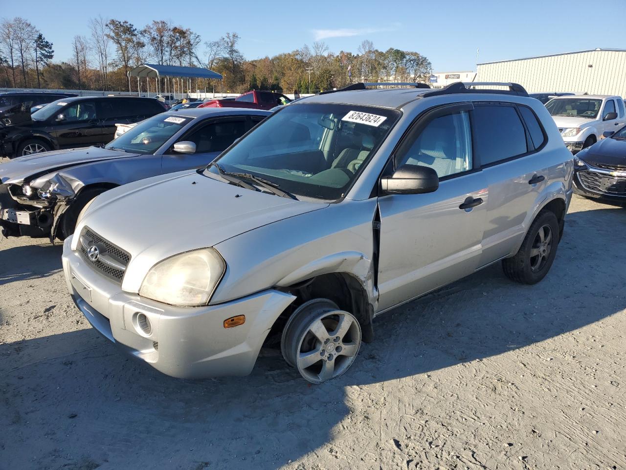 2007 Hyundai Tucson Gls VIN: KM8JM12B07U618916 Lot: 82643624