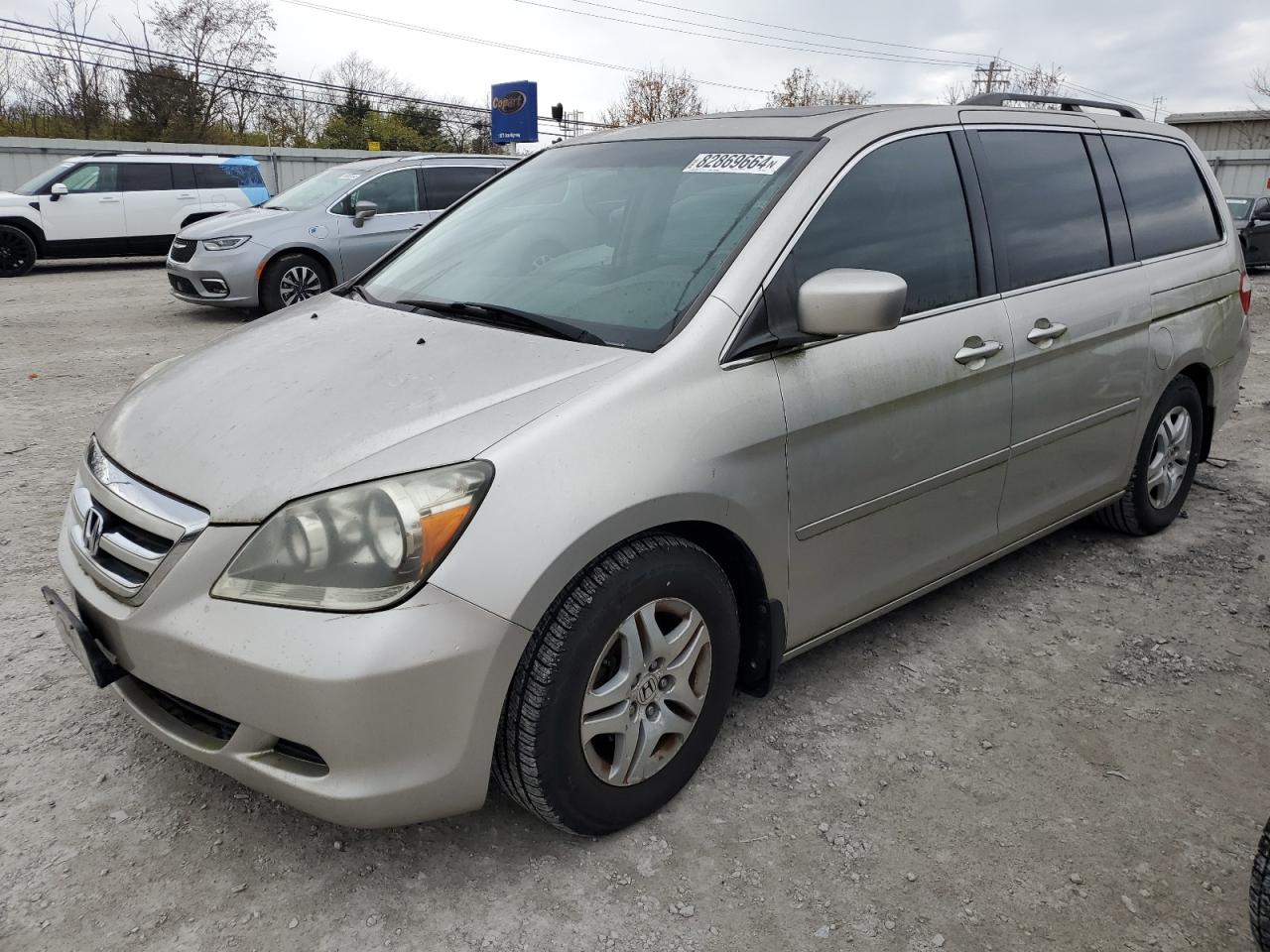 2007 Honda Odyssey Exl VIN: 5FNRL38767B121676 Lot: 82869664