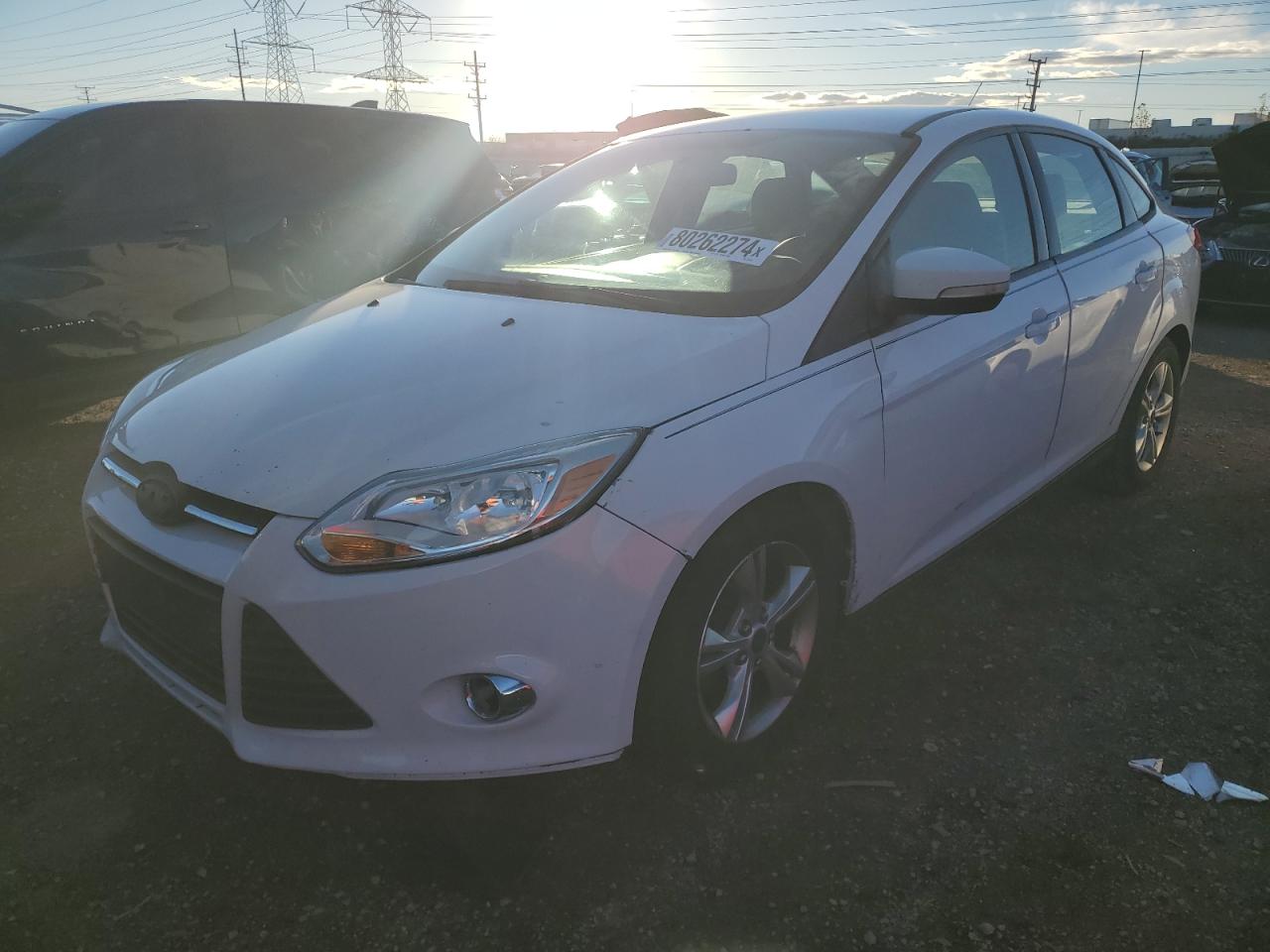 2014 Ford Focus Se VIN: 1FADP3F28EL320458 Lot: 80262274