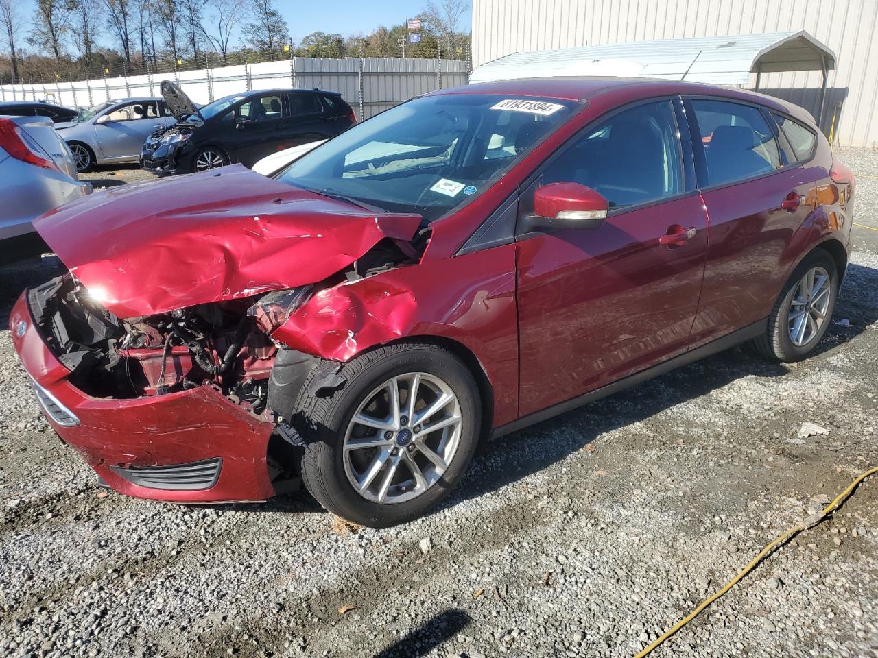 2017 Ford Focus Se VIN: 1FADP3K25HL207979 Lot: 81931894