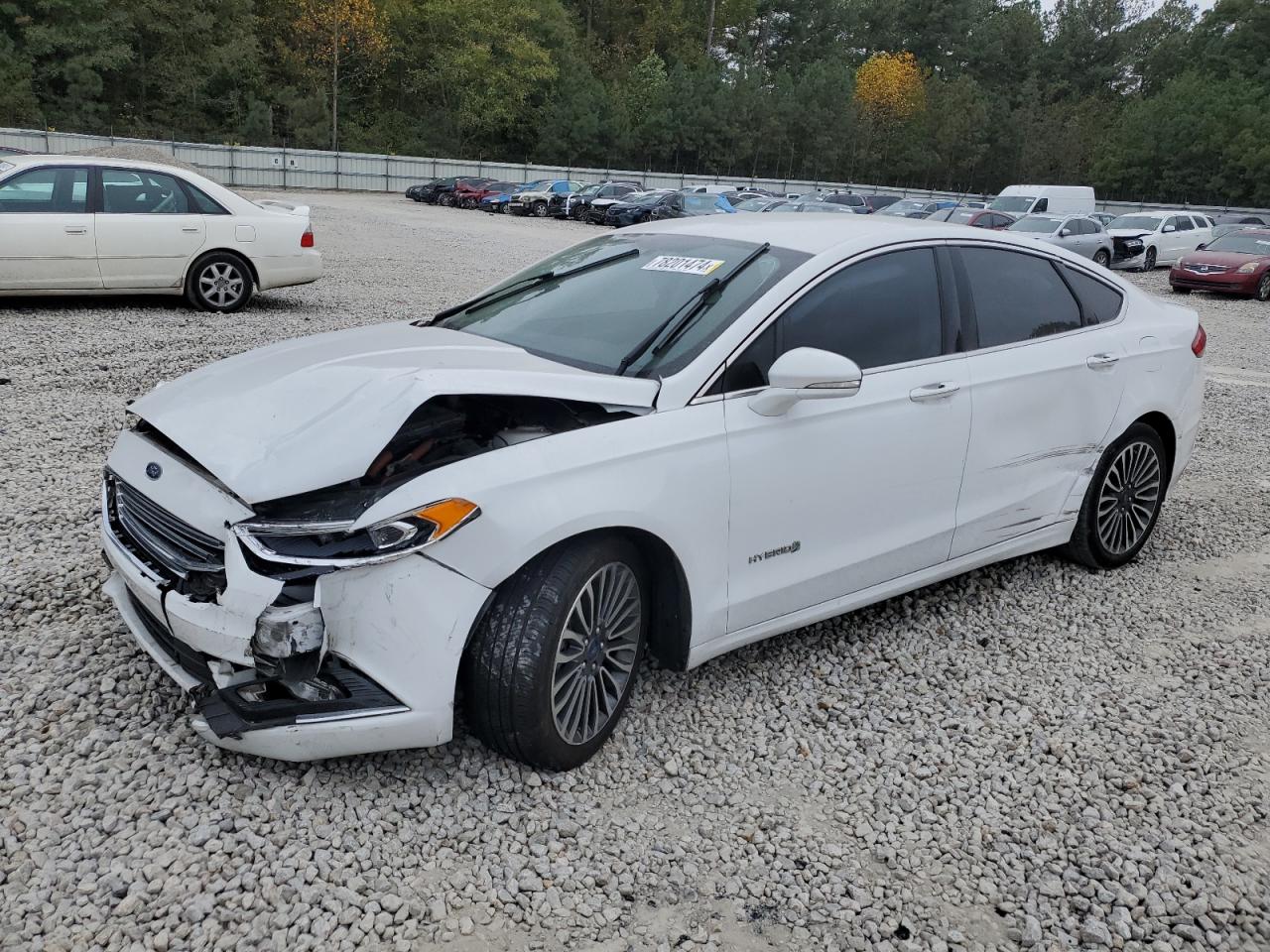 2017 Ford Fusion Titanium Hev VIN: 3FA6P0RU1HR384044 Lot: 78201474