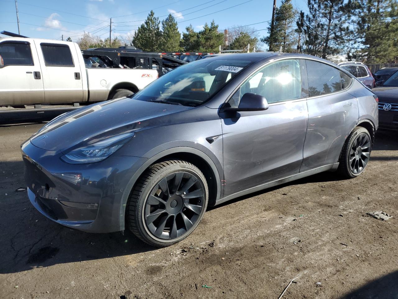 2021 Tesla Model Y VIN: 5YJYGDEE8MF092413 Lot: 81179004