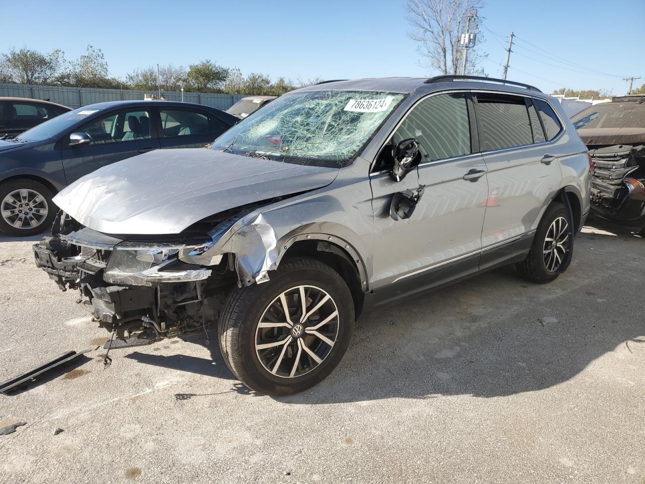 2021 Volkswagen Tiguan Se VIN: 3VV3B7AX0MM009233 Lot: 78636124