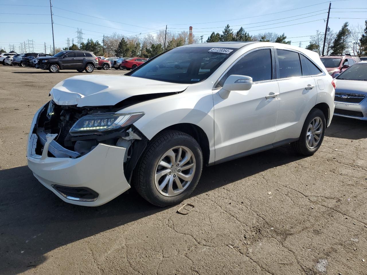 2017 Acura Rdx VIN: 5J8TB4H36HL017099 Lot: 81728064