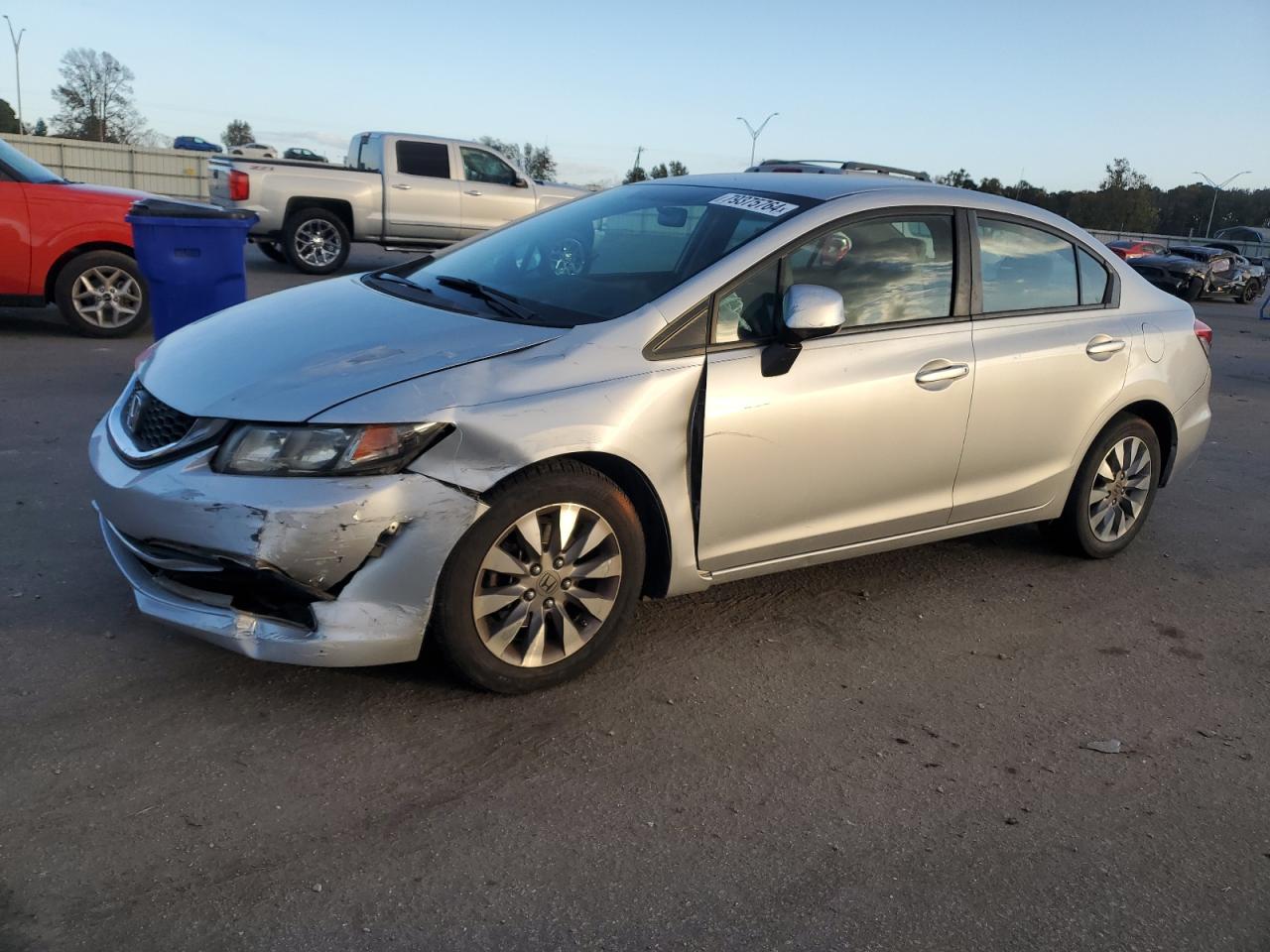 2013 Honda Civic Lx VIN: 2HGFB2F57DH562483 Lot: 79375764