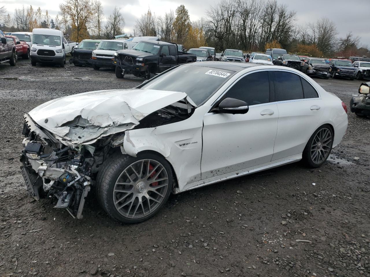 2017 Mercedes-Benz C 63 Amg-S VIN: 55SWF8HB6HU188032 Lot: 82704544