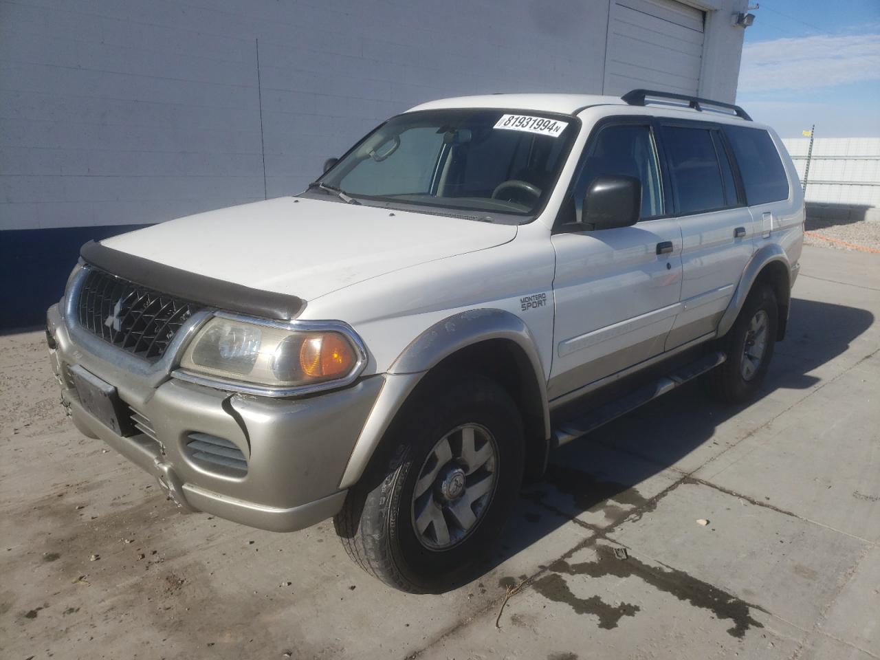 2003 Mitsubishi Montero Sport Xls VIN: JA4MT31R83J038141 Lot: 81931994