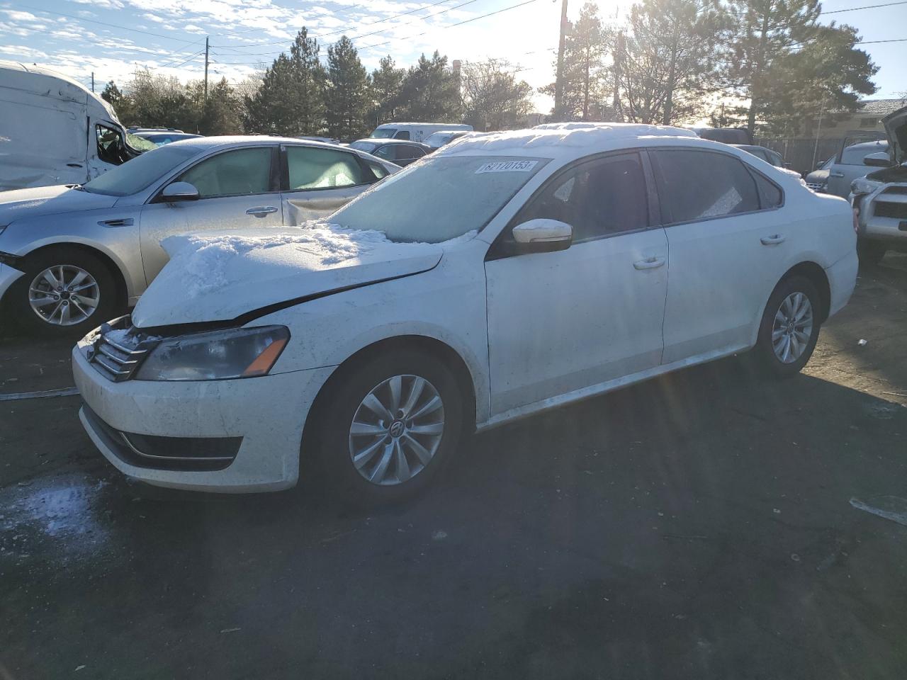 2015 Volkswagen Passat S VIN: 1VWAS7A30FC004408 Lot: 82170153