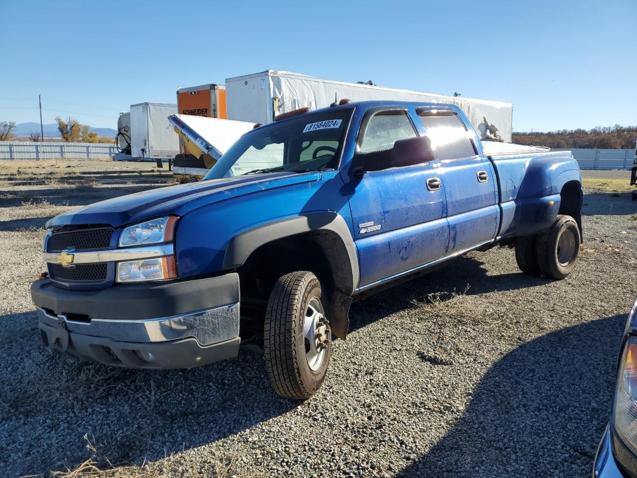 2003 Chevrolet Silverado K3500 VIN: 1GCJK33163F146232 Lot: 81584024