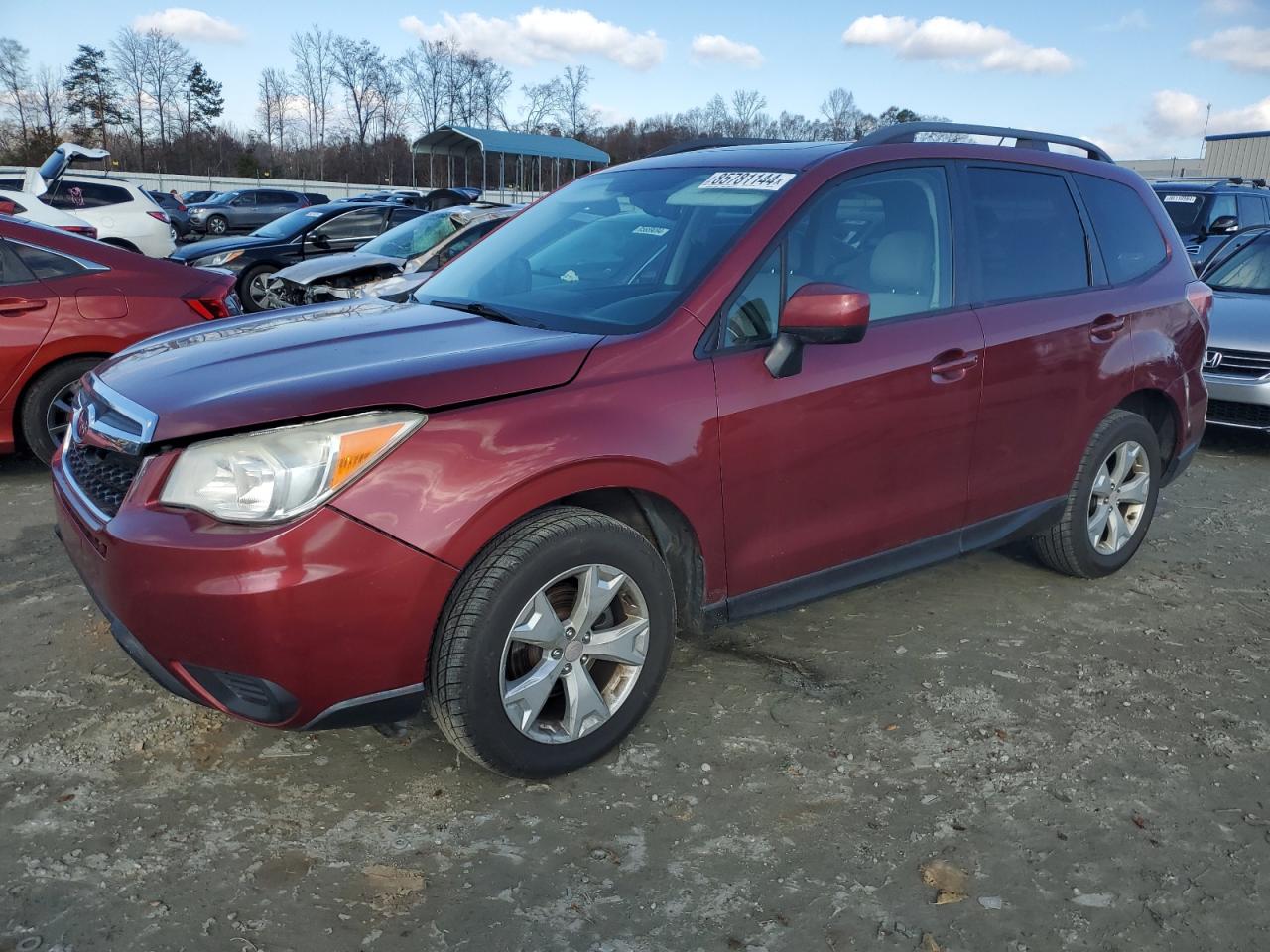 2014 Subaru Forester 2.5I Premium VIN: JF2SJAEC3EH545229 Lot: 85781144