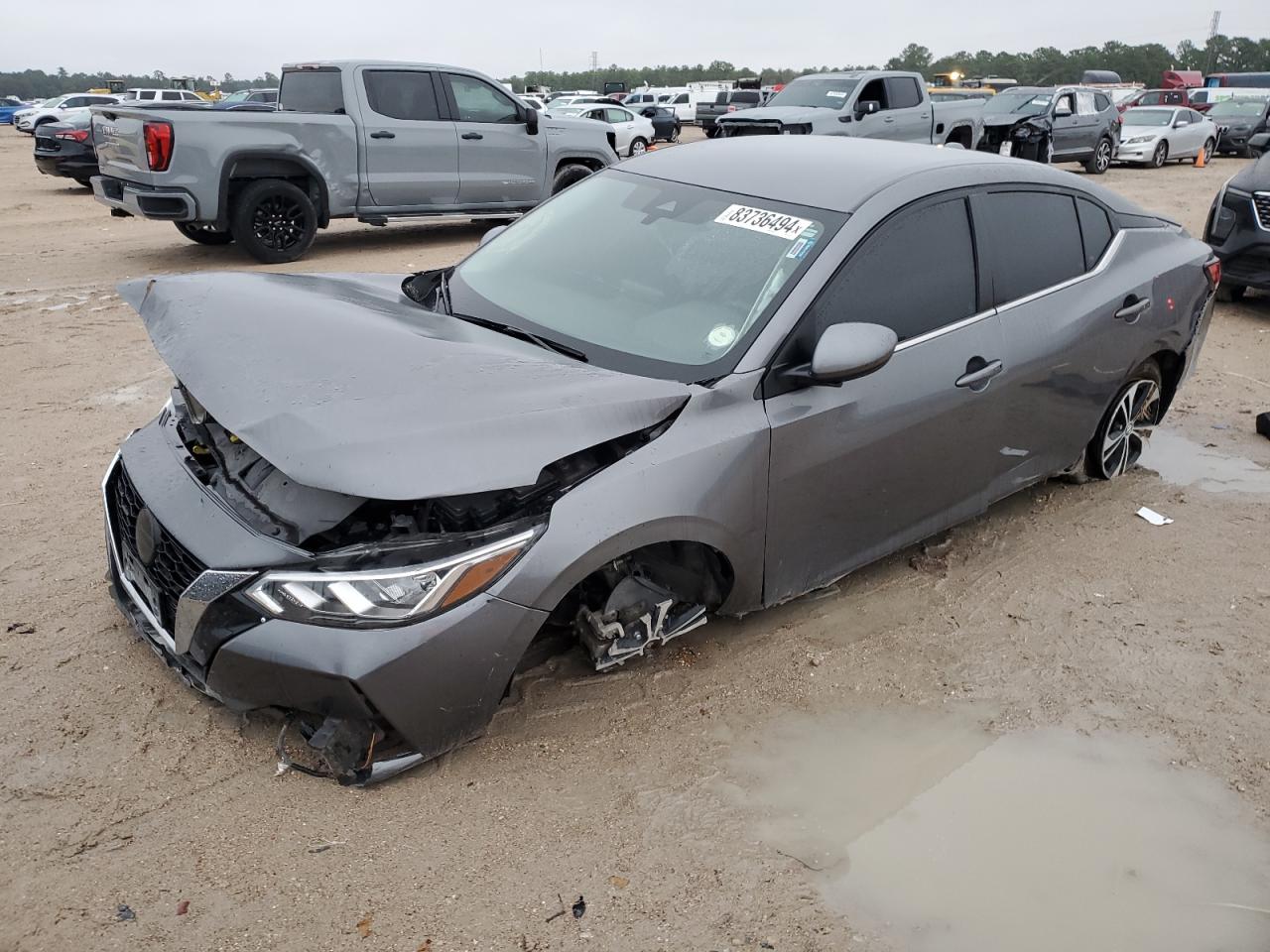 2022 Nissan Sentra Sv VIN: 3N1AB8CV5NY267963 Lot: 83736494