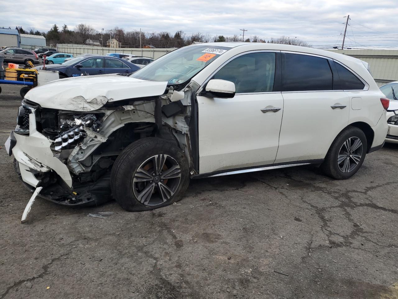 2017 Acura Mdx VIN: 5FRYD4H3XHB023407 Lot: 83366174