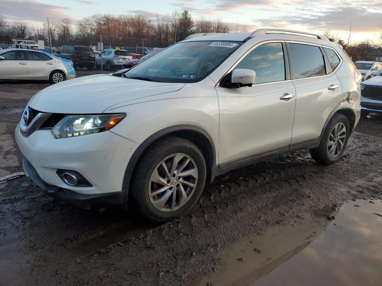 2015 Nissan Rogue S VIN: 5N1AT2MV3FC837602 Lot: 86338584