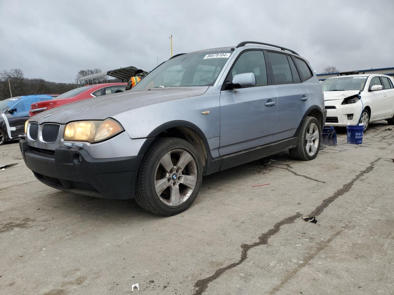 2004 BMW X3 3.0I VIN: WBXPA93444WA63397 Lot: 86678104