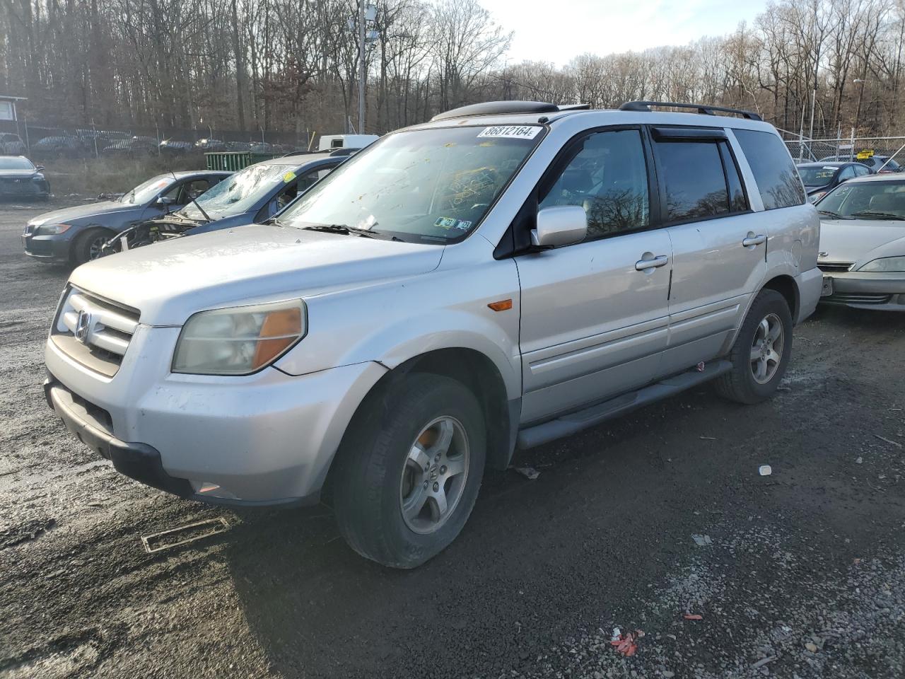 2006 Honda Pilot Ex VIN: 5FNYF18696B013775 Lot: 86812164