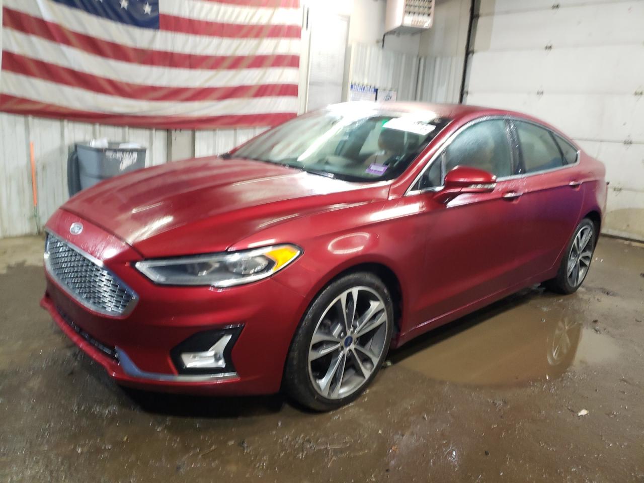 2019 Ford Fusion Titanium VIN: 3FA6P0D97KR152686 Lot: 83273274