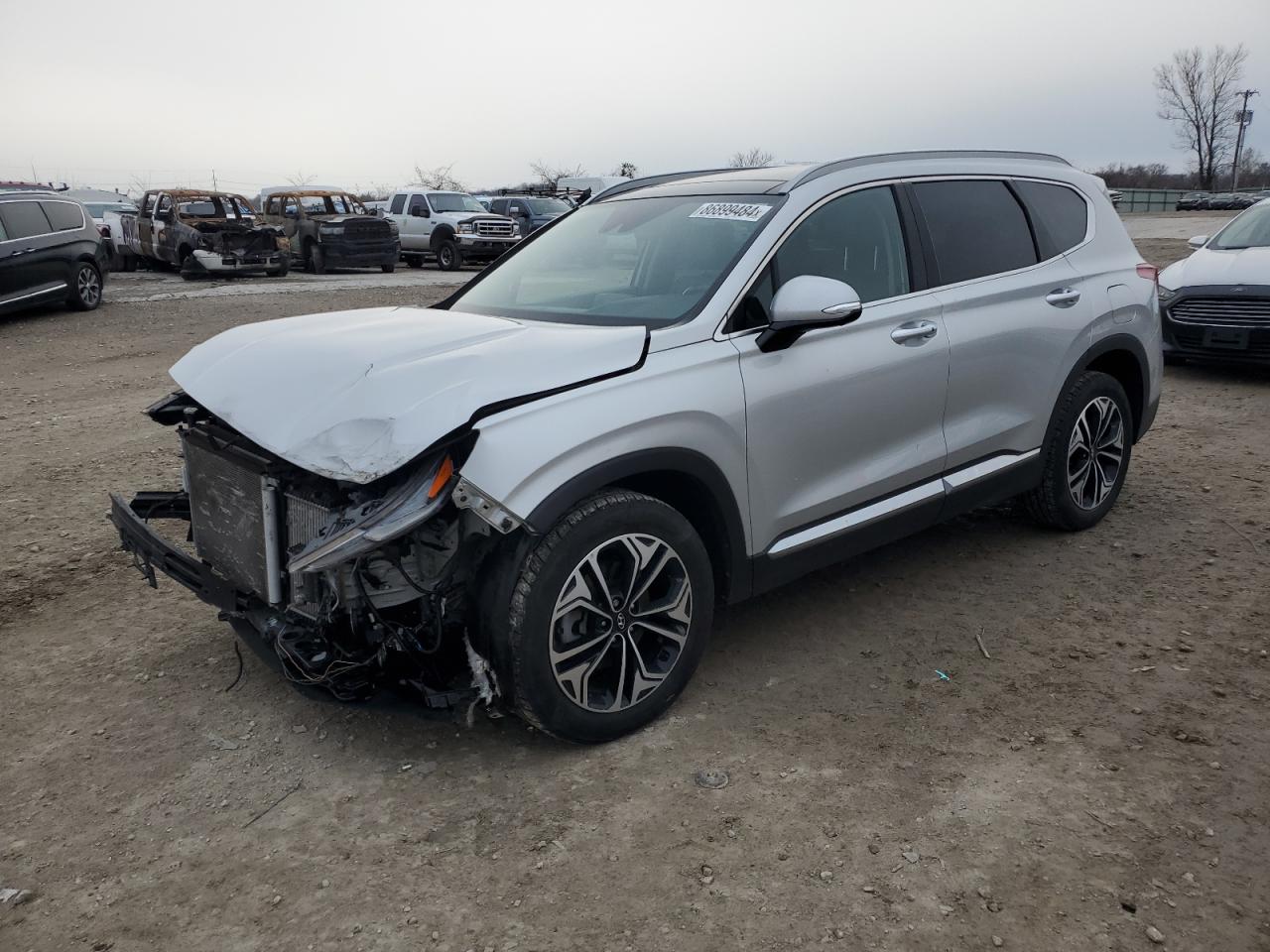 2019 Hyundai Santa Fe Limited VIN: 5NMS5CAA5KH129860 Lot: 86899484