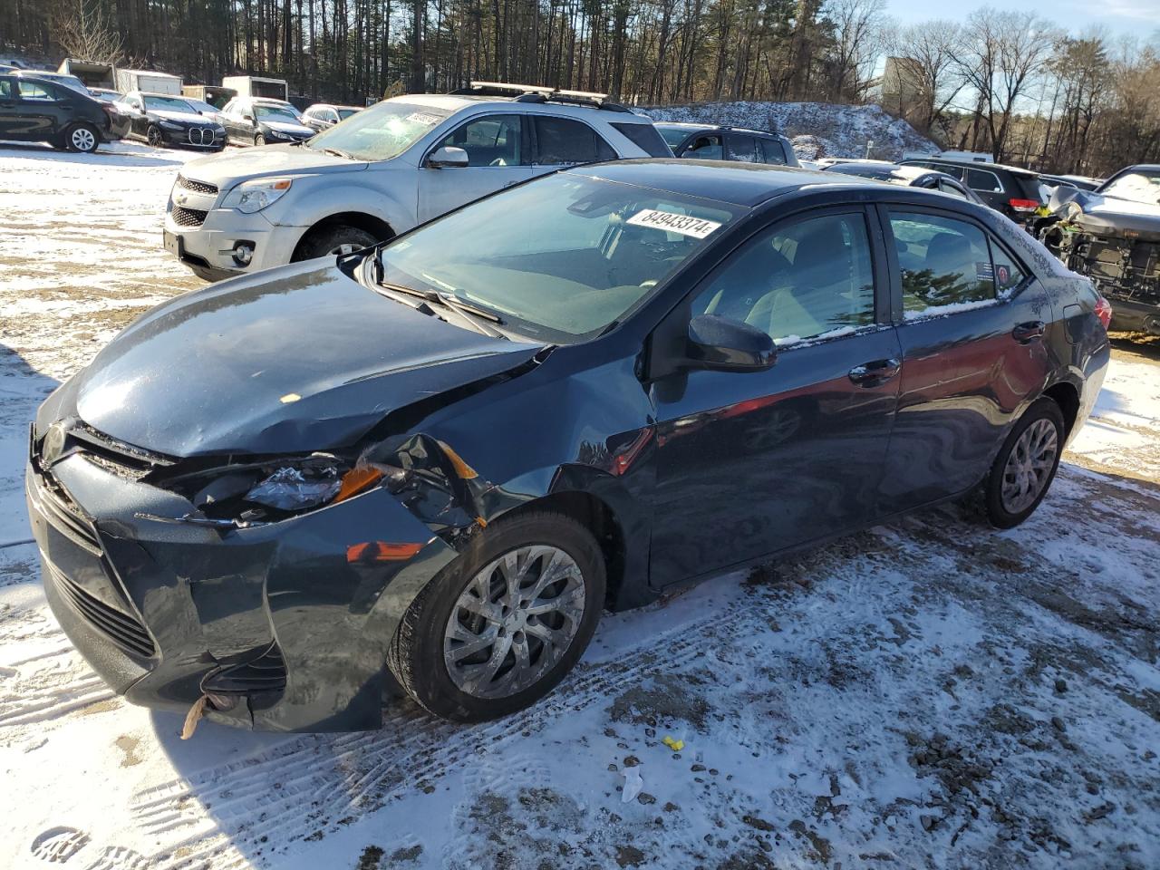 2017 Toyota Corolla L VIN: 2T1BURHE5HC851181 Lot: 84943374