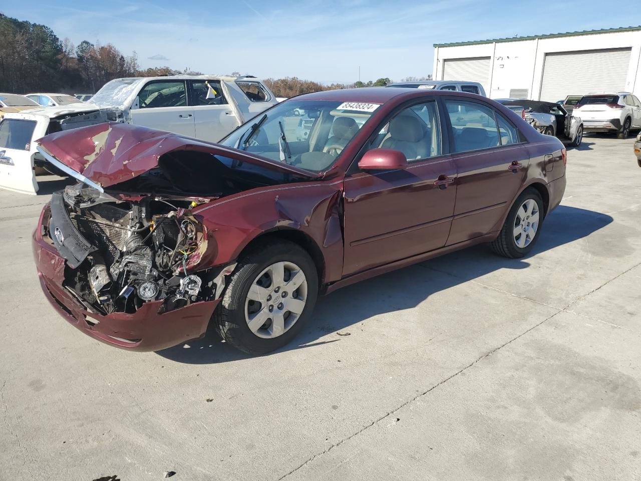 2008 Hyundai Sonata Gls VIN: 5NPET46C48H401040 Lot: 85438324