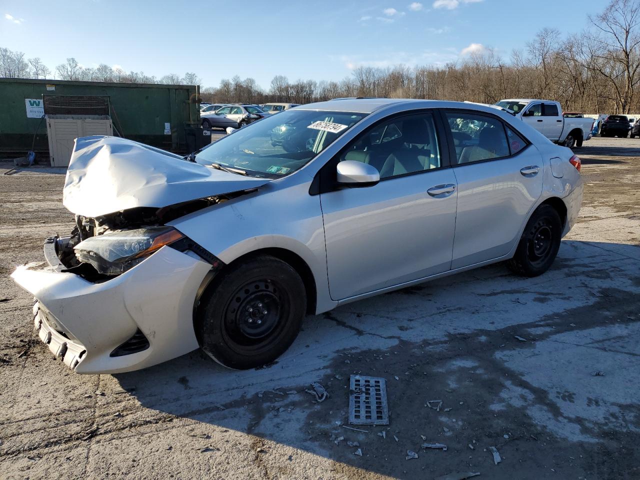 2018 Toyota Corolla L VIN: 2T1BURHE7JC124453 Lot: 86758794