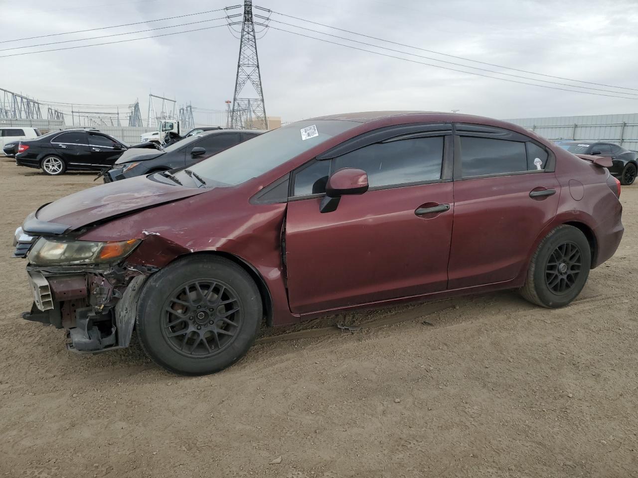 2012 Honda Civic Lx VIN: 2HGFB2F54CH585363 Lot: 85827444