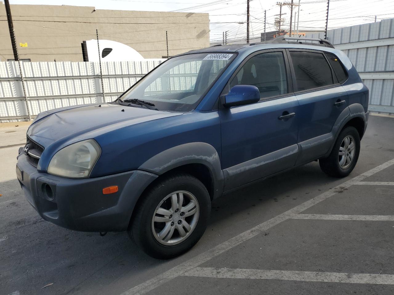 2008 Hyundai Tucson Se VIN: KM8JN72D78U877132 Lot: 86988394