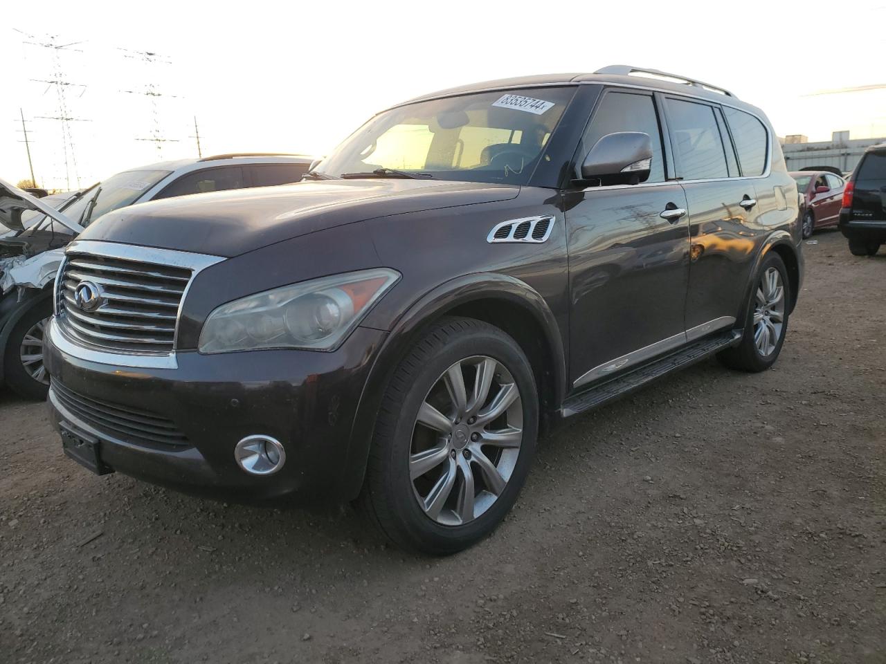 2012 Infiniti Qx56 VIN: JN8AZ2NE3C9022380 Lot: 83535744