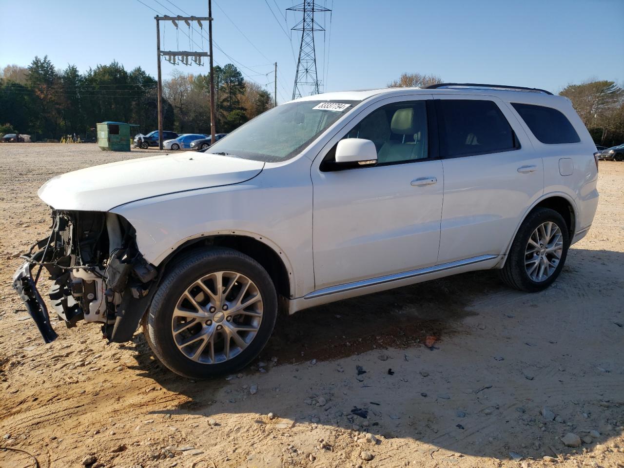 2016 Dodge Durango Limited VIN: 1C4RDJDG1GC486366 Lot: 83337794