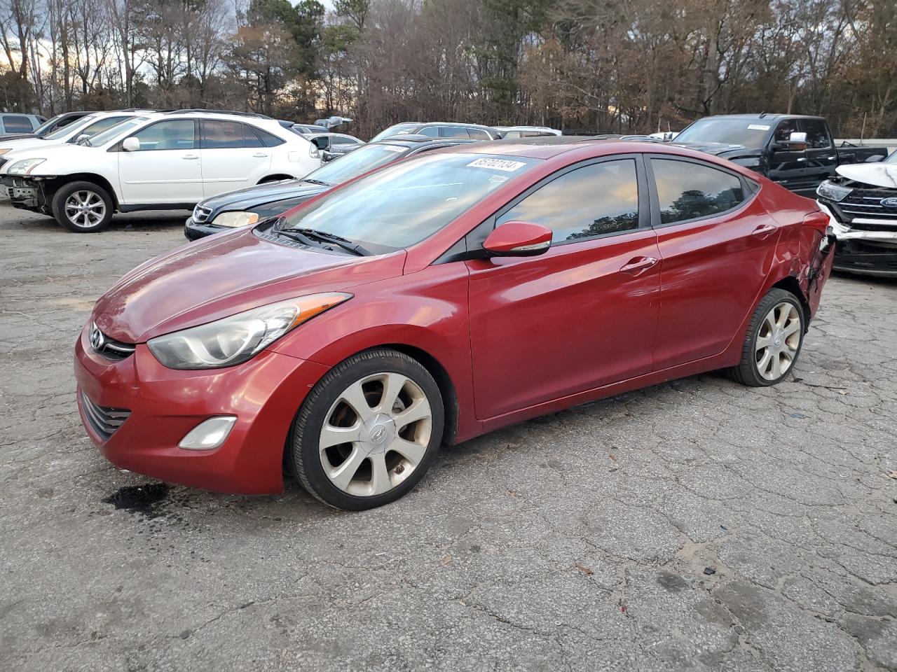 2012 Hyundai Elantra Gls VIN: KMHDH4AE7CU200748 Lot: 85702134