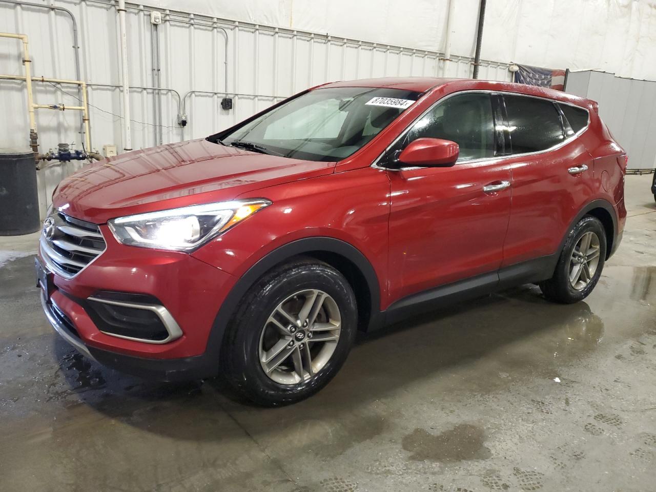 2017 Hyundai Santa Fe Sport VIN: 5XYZTDLB9HG411258 Lot: 87035984