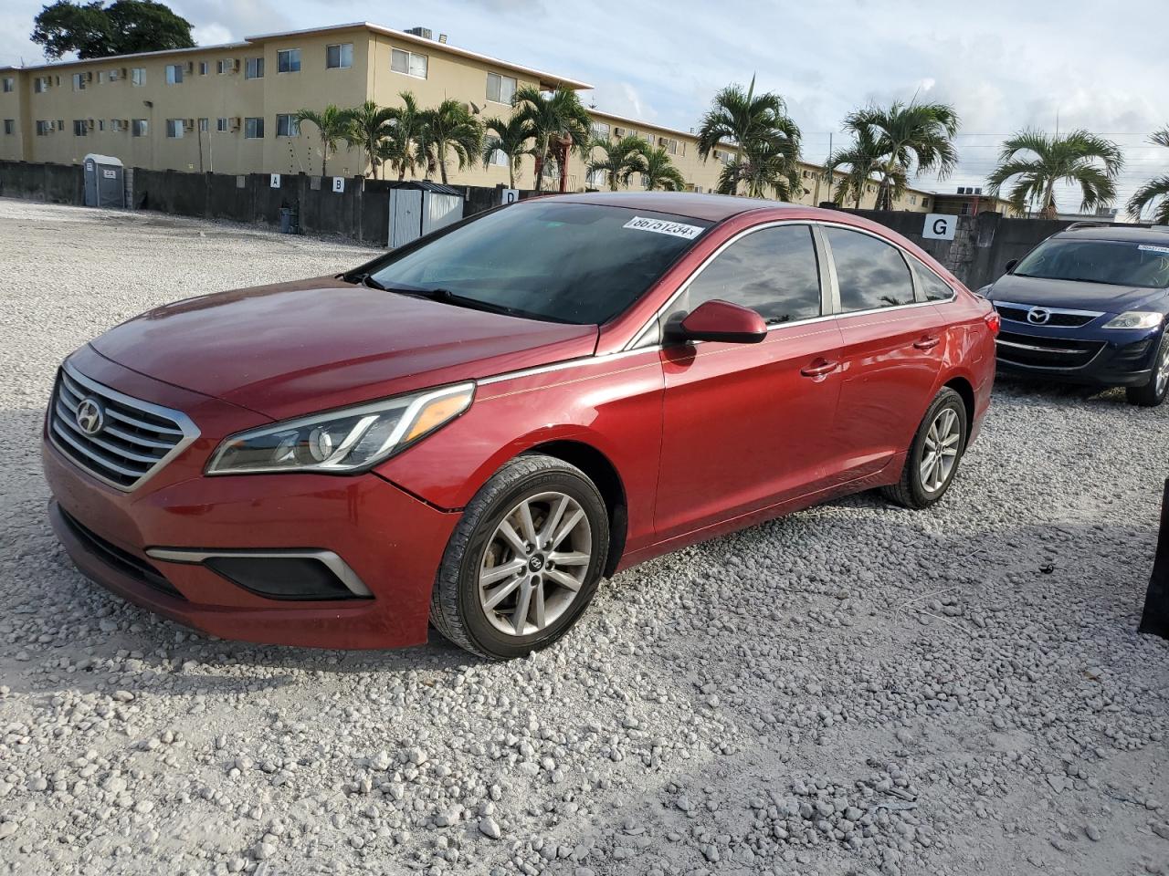 2016 Hyundai Sonata Se VIN: 5NPE24AF8GH429412 Lot: 86751234