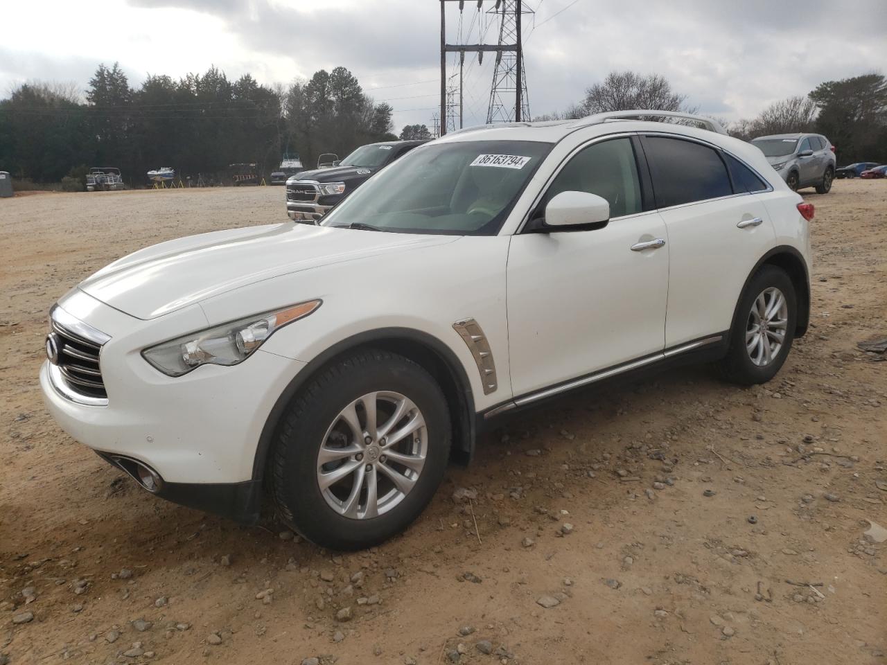 2013 Infiniti Fx37 VIN: JN8CS1MW2DM173825 Lot: 86163794