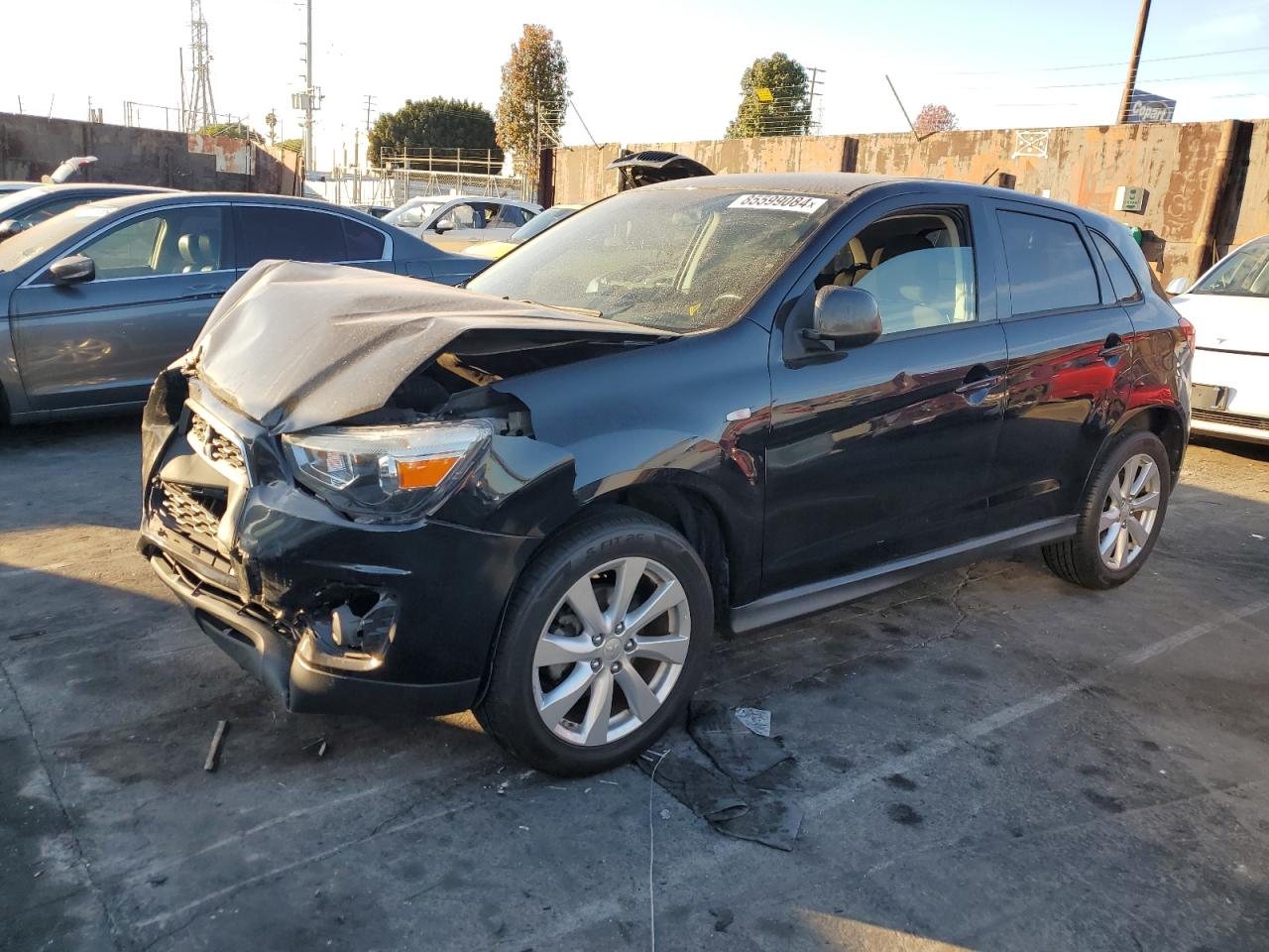 2015 Mitsubishi Outlander Sport Es VIN: 4A4AP3AW8FE024443 Lot: 85599084