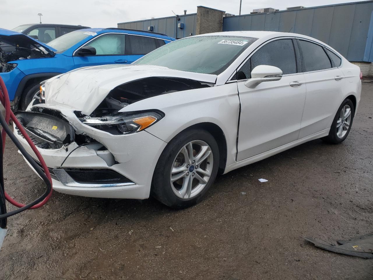 2018 Ford Fusion Se VIN: 3FA6P0HD5JR166325 Lot: 86735484