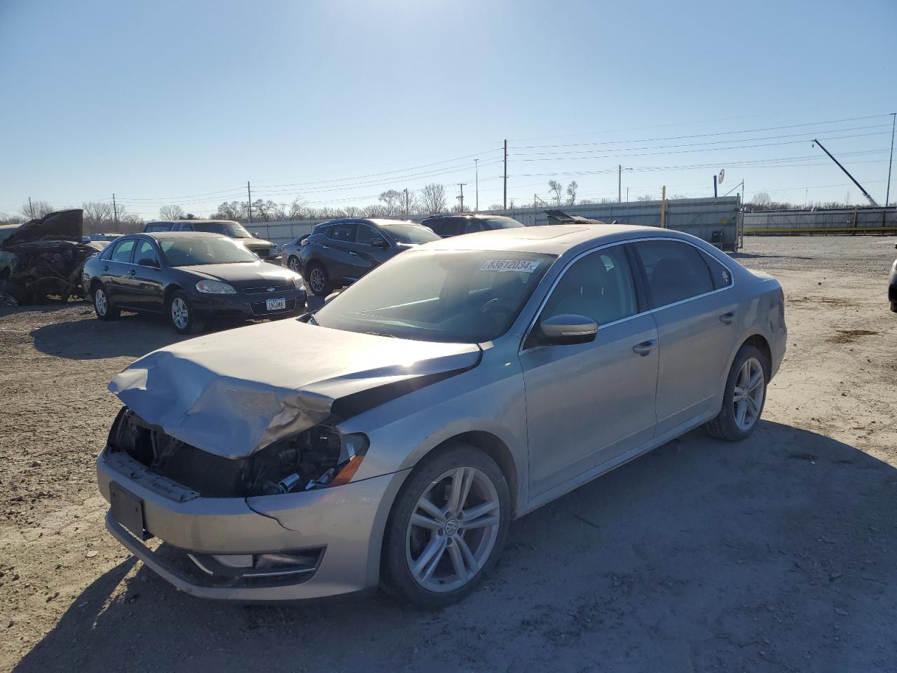 2013 Volkswagen Passat Sel VIN: 1VWCN7A3XDC075564 Lot: 83612034