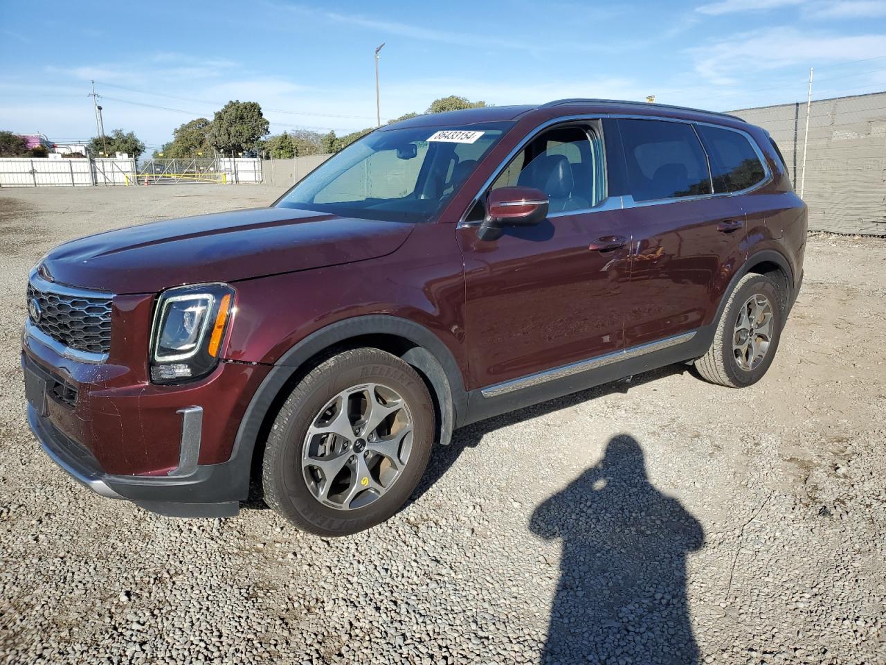 2020 Kia Telluride Ex VIN: 5XYP34HC2LG036492 Lot: 86433154