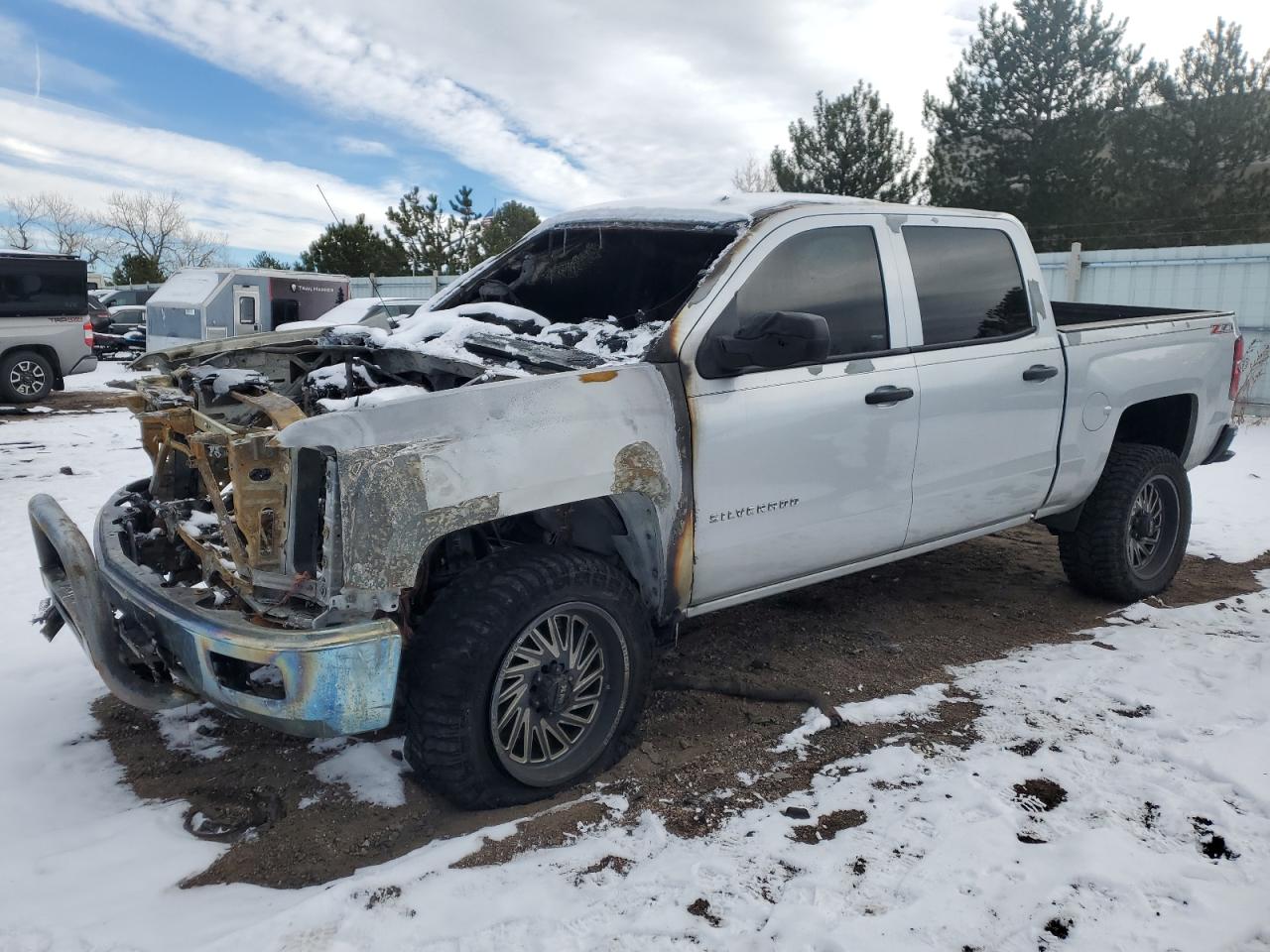 2014 Chevrolet Silverado K1500 Lt VIN: 3GCUKREC0EG458191 Lot: 83998424