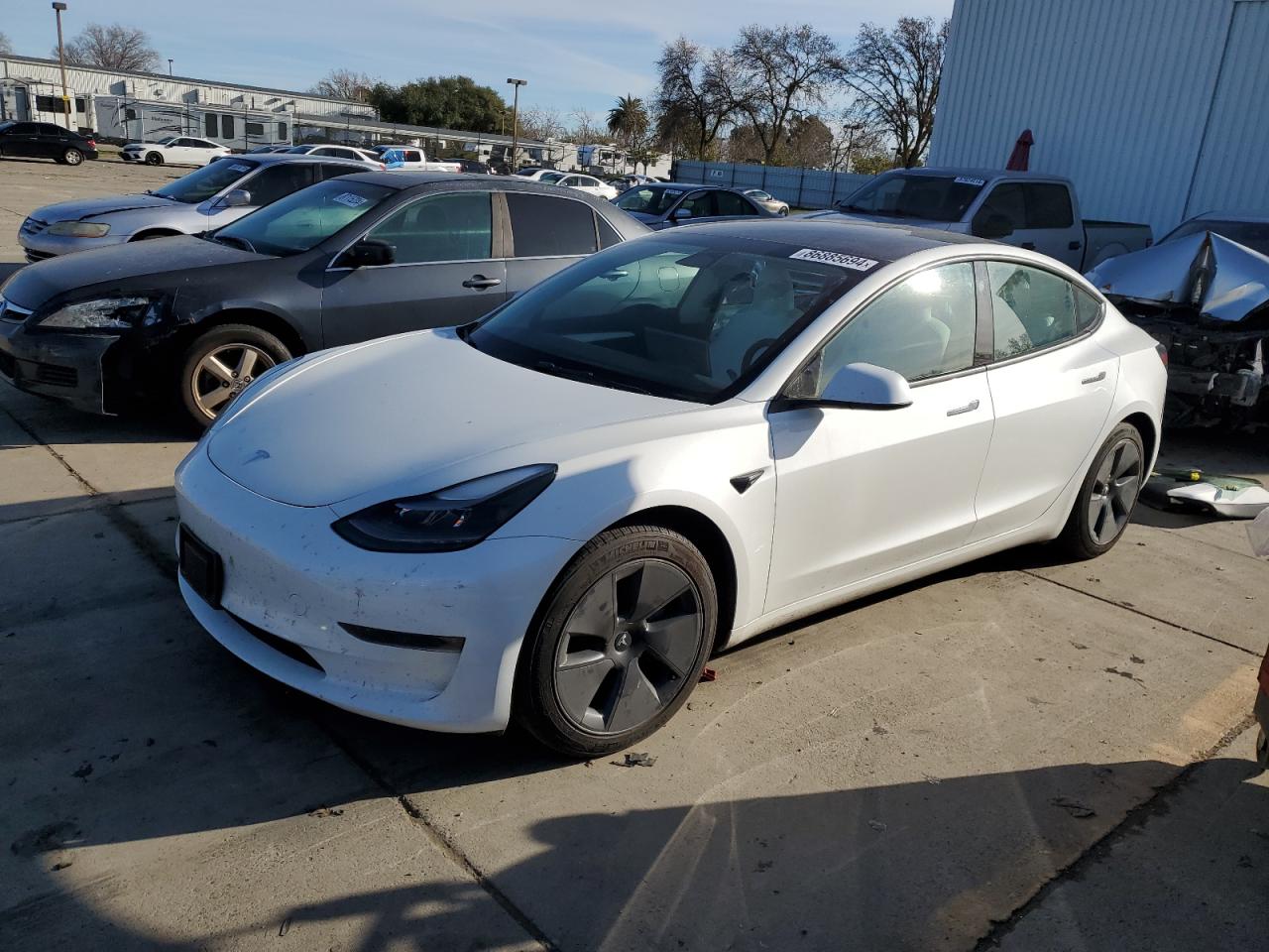 2023 Tesla Model 3 VIN: 5YJ3E1EA6PF588195 Lot: 86885694