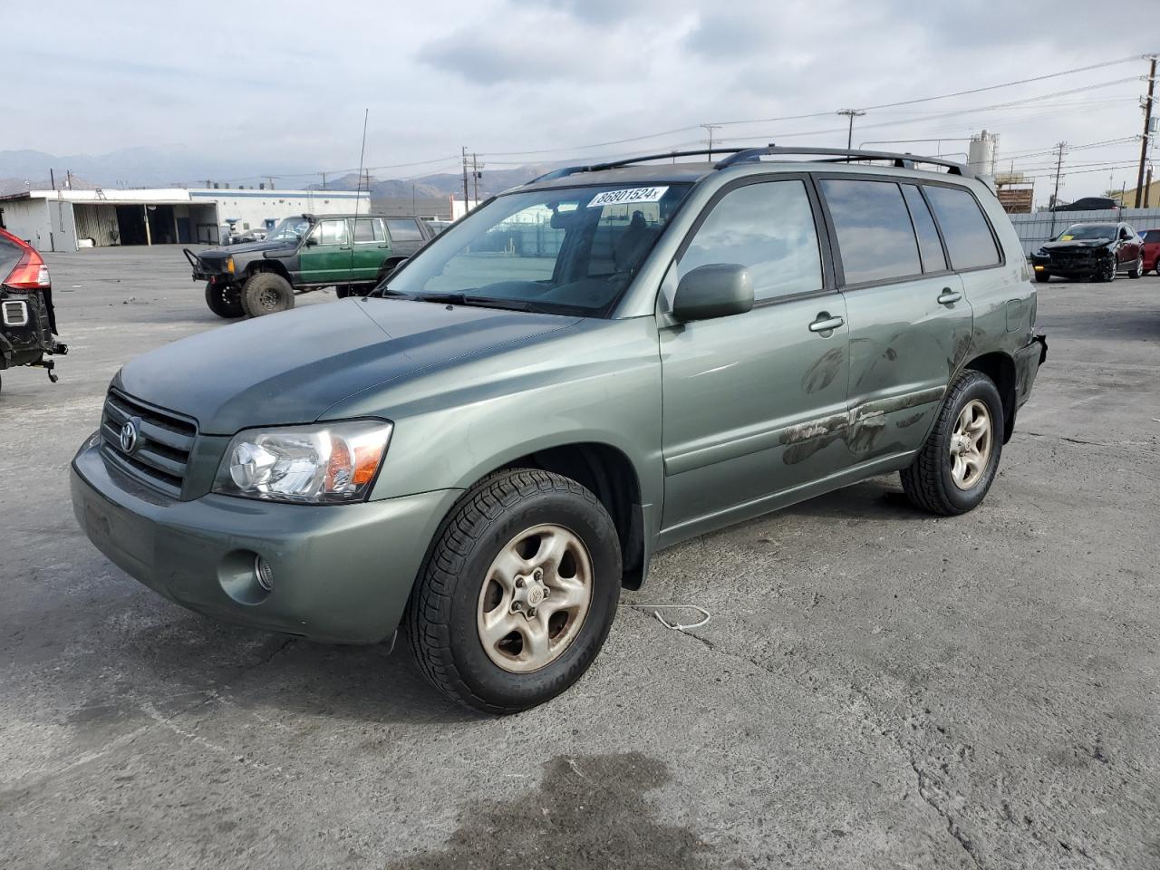 2007 Toyota Highlander VIN: JTEDD21A770165753 Lot: 86801524