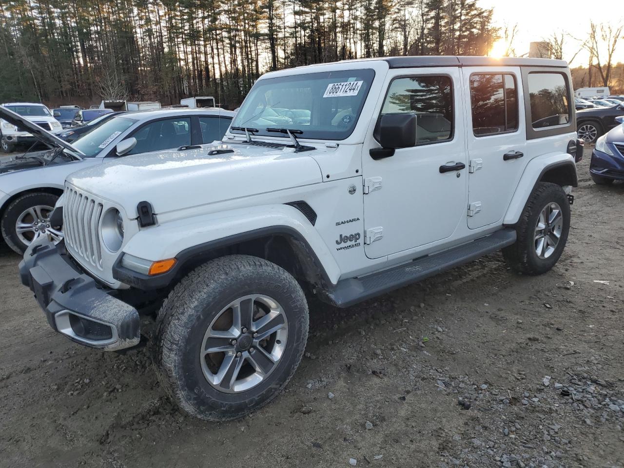 2021 Jeep Wrangler Unlimited Sahara VIN: 1C4HJXEG9MW693507 Lot: 86611244