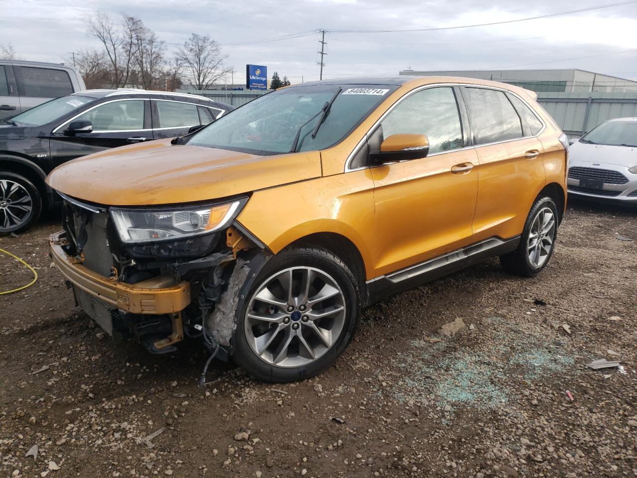 2016 Ford Edge Titanium VIN: 2FMPK4K96GBB49223 Lot: 85906644