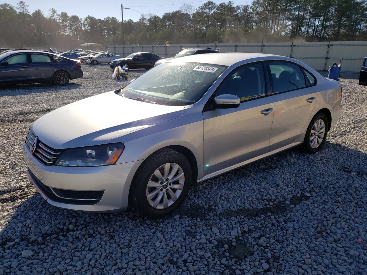 2013 Volkswagen Passat S VIN: 1VWAH7A35DC028747 Lot: 85788244