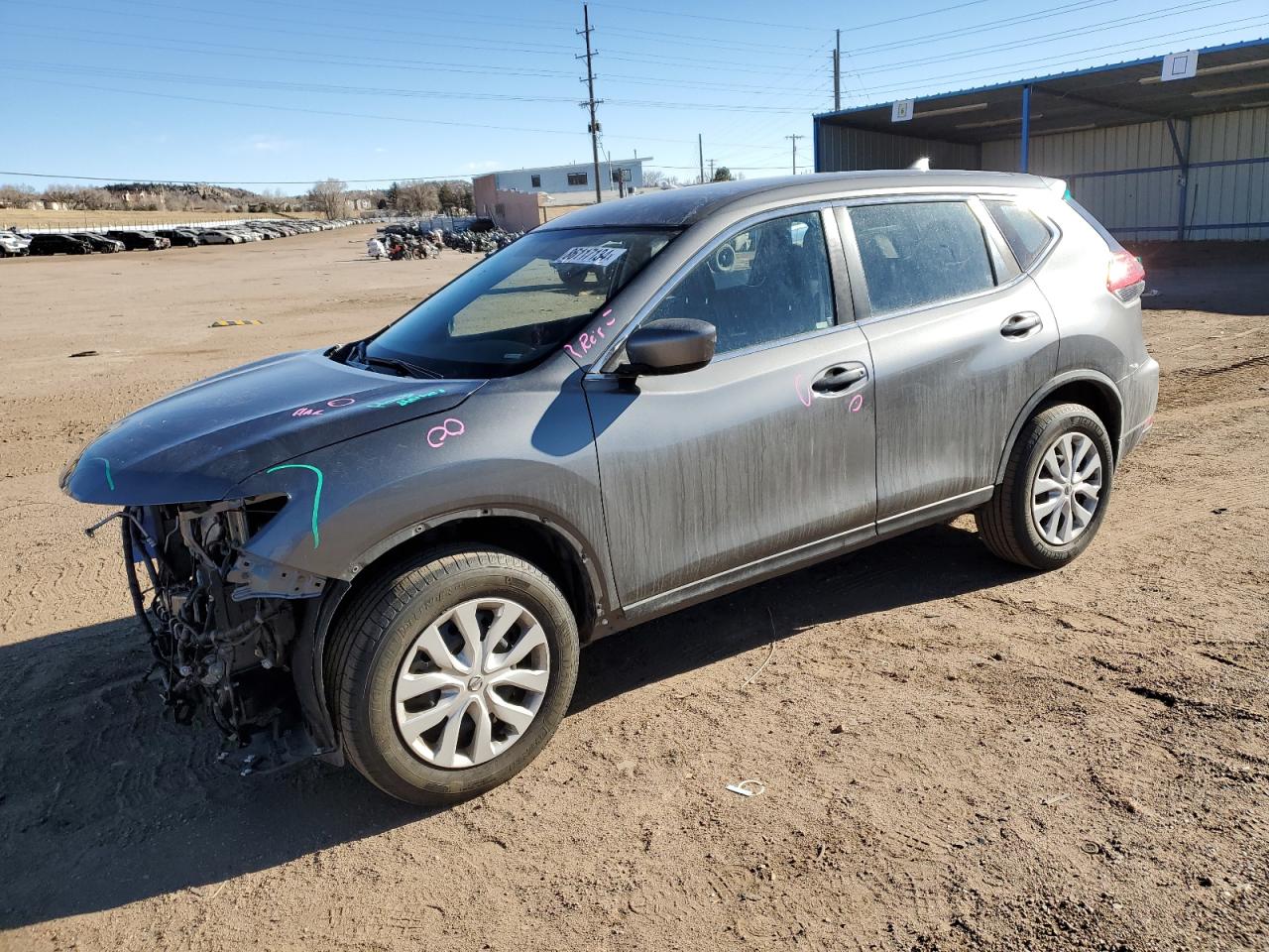 2017 Nissan Rogue S VIN: JN8AT2MVXHW018161 Lot: 86117134