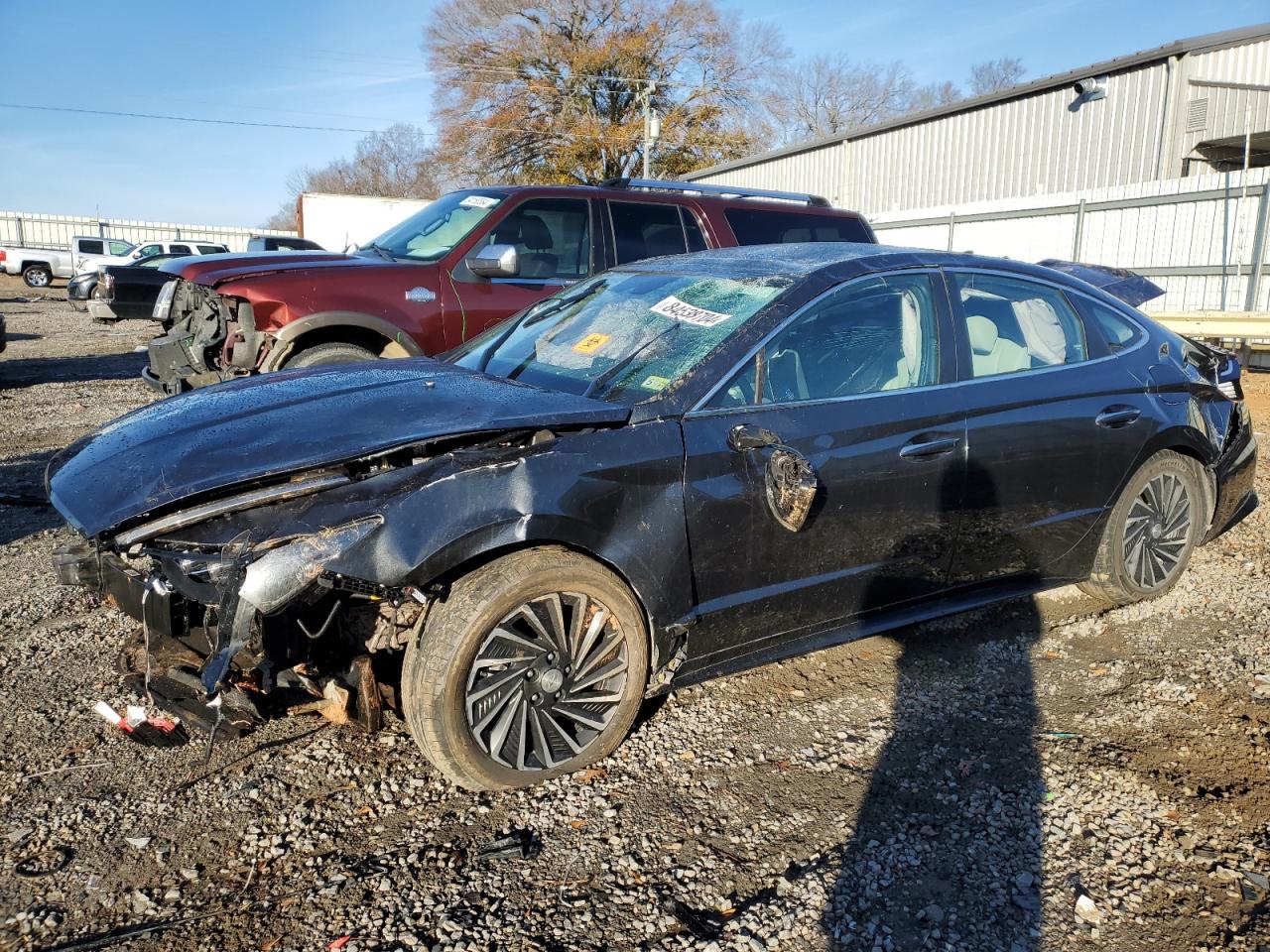 2022 Hyundai Sonata Hybrid VIN: KMHL54JJXNA049975 Lot: 84538704