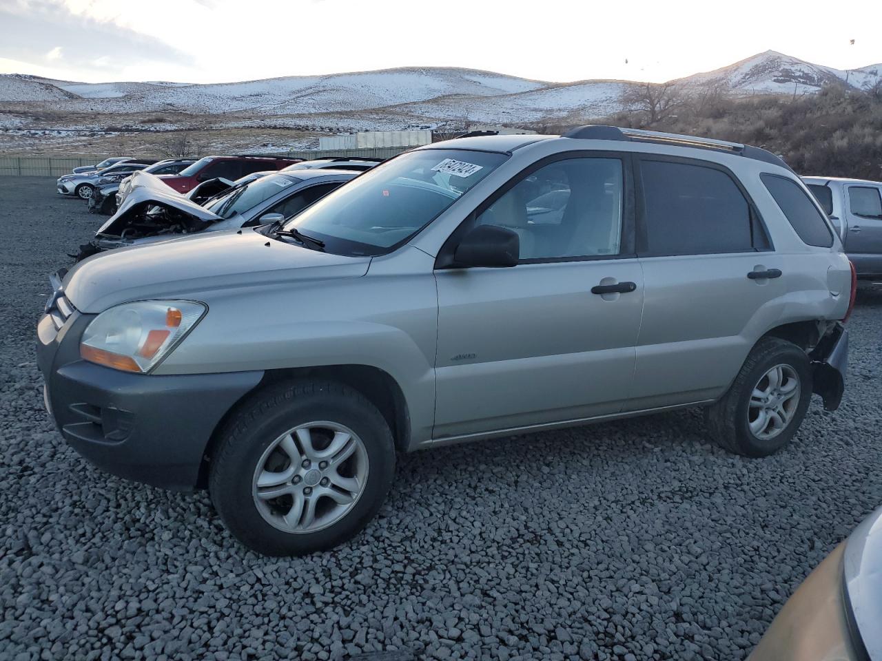 2007 Kia Sportage Ex VIN: KNDJE723077394624 Lot: 85472424