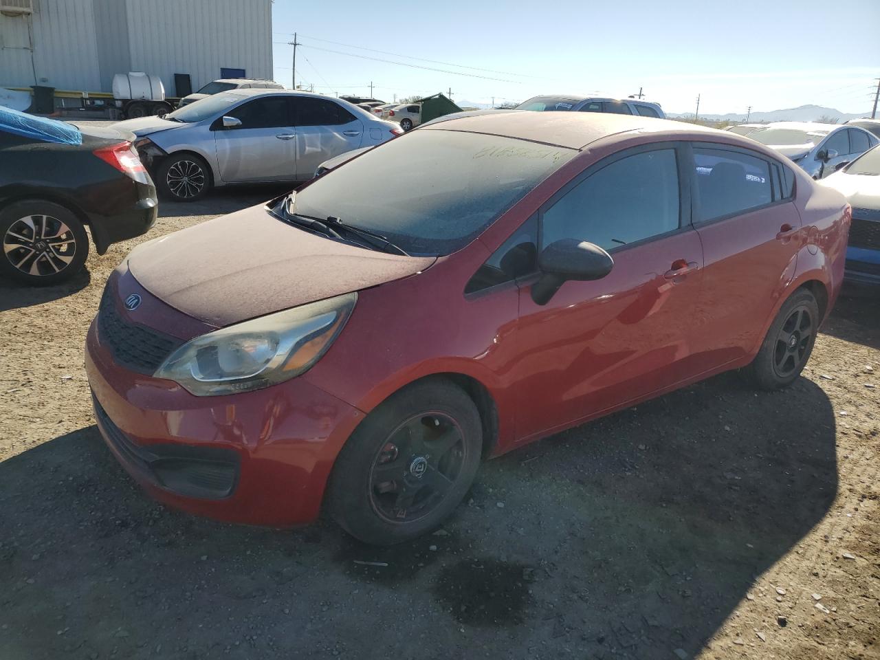 2013 Kia Rio Lx VIN: KNADM4A35D6193770 Lot: 81858514