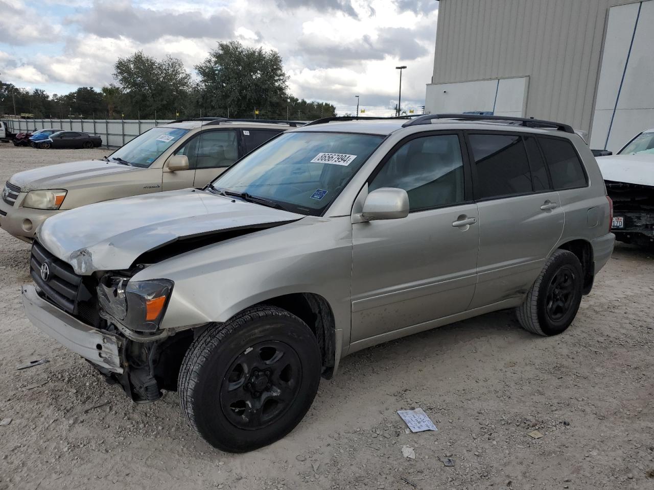 2007 Toyota Highlander VIN: JTEGD21A670162971 Lot: 86567994