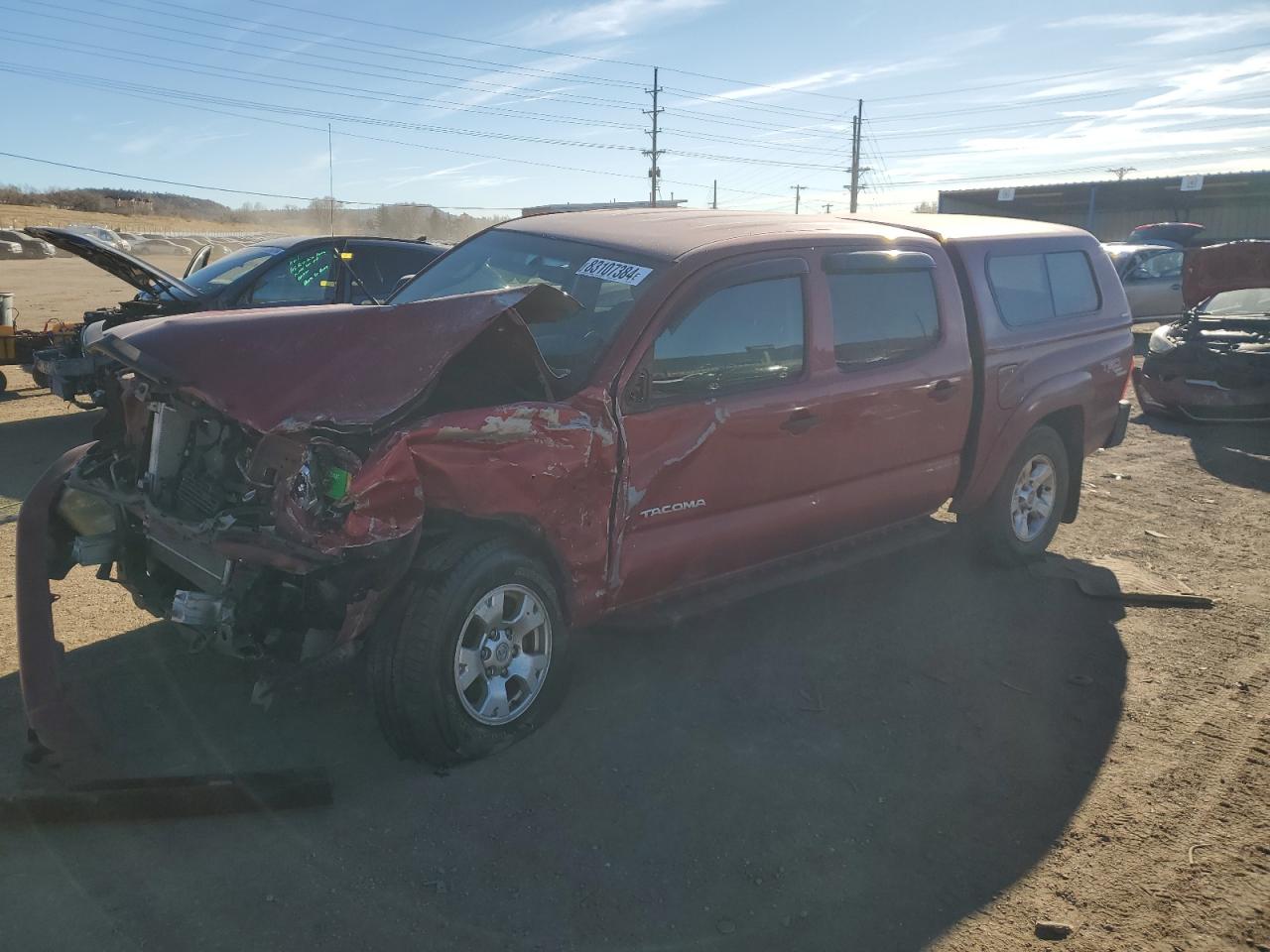 2005 Toyota Tacoma Double Cab VIN: 5TELU42N95Z011071 Lot: 83107384