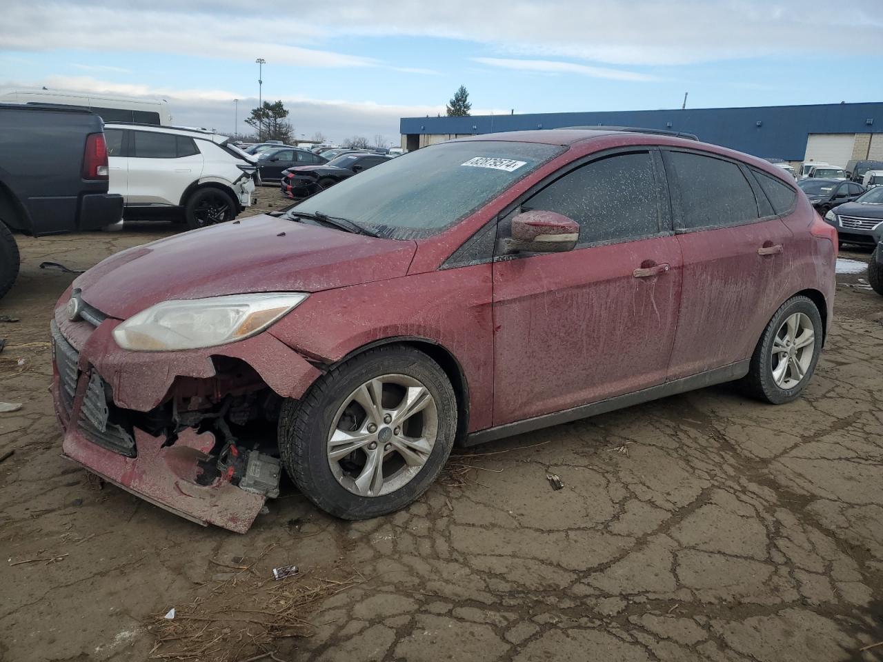 2014 Ford Focus Se VIN: 1FADP3K29EL117133 Lot: 82879574