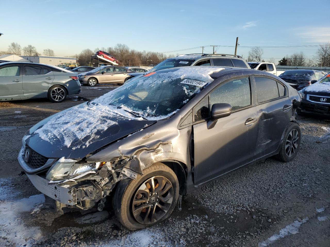 2014 Honda Civic Ex VIN: 19XFB2F8XEE276049 Lot: 86002194